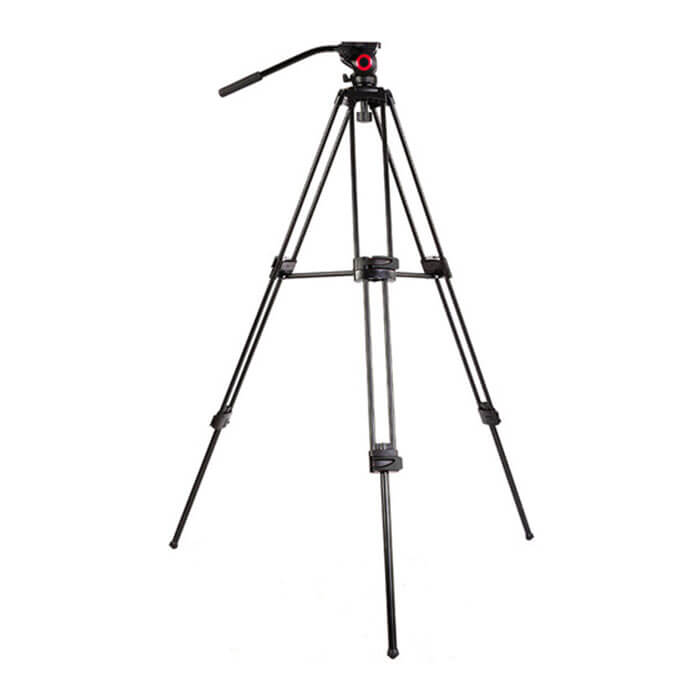 CAME-TV 10 KG Aluminum Video Tripod With Fluid Head TP601A